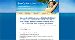 Desktop Screenshot of life-coaching-secrets.com